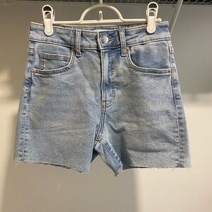 H&M Light Wash Jean Shorts
